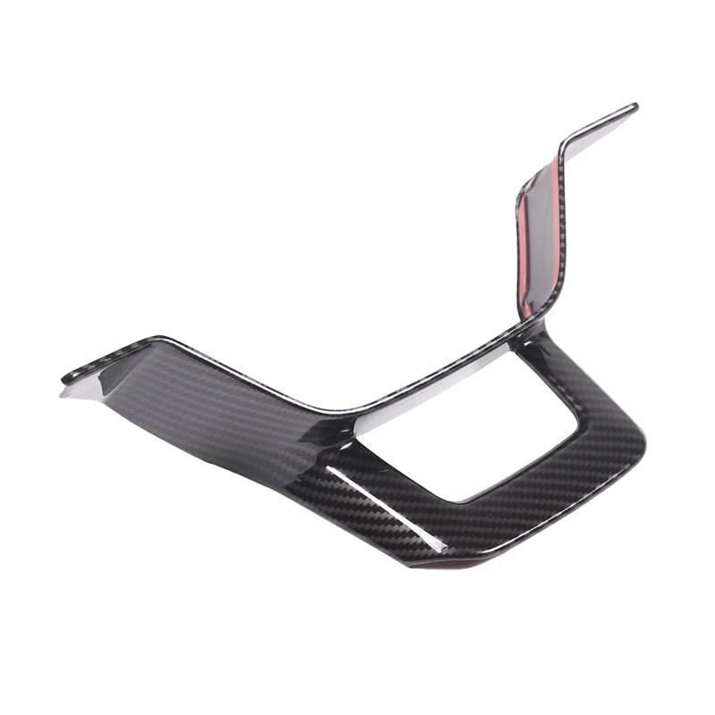 ABS Carbon Fiber For Rivian R1T R1S Car Styling Steering Wheel Buttons Decoration Frame Cover Trim Car Interior Accessories