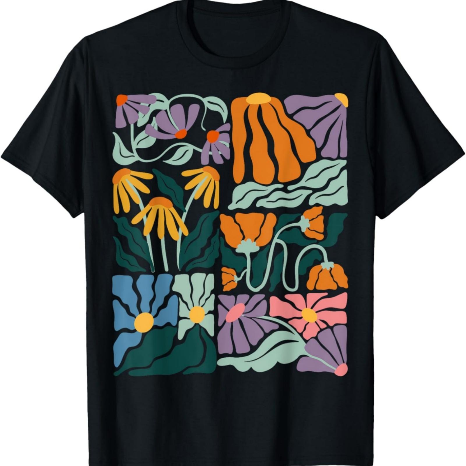 Matisse Painting Cool Aesthetic Art Earthy Abstract Autumn T-Shirt XXXXXL разноцветный