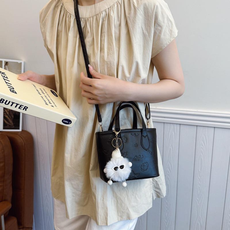 Fashion Shoulder Bag Women's  Summer New Printed Bucket Bag Cute Casual Trend Versatile Diagonal Span Handbag