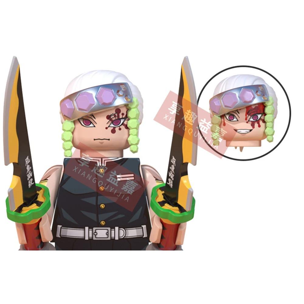 WM Blocks 6116 6137 6138 Demon Slayer Tanjirou Nezuko Inosuke Zenitsu Giyuu Rengoku Uzui Tengen Anime Bricks Building Blocks