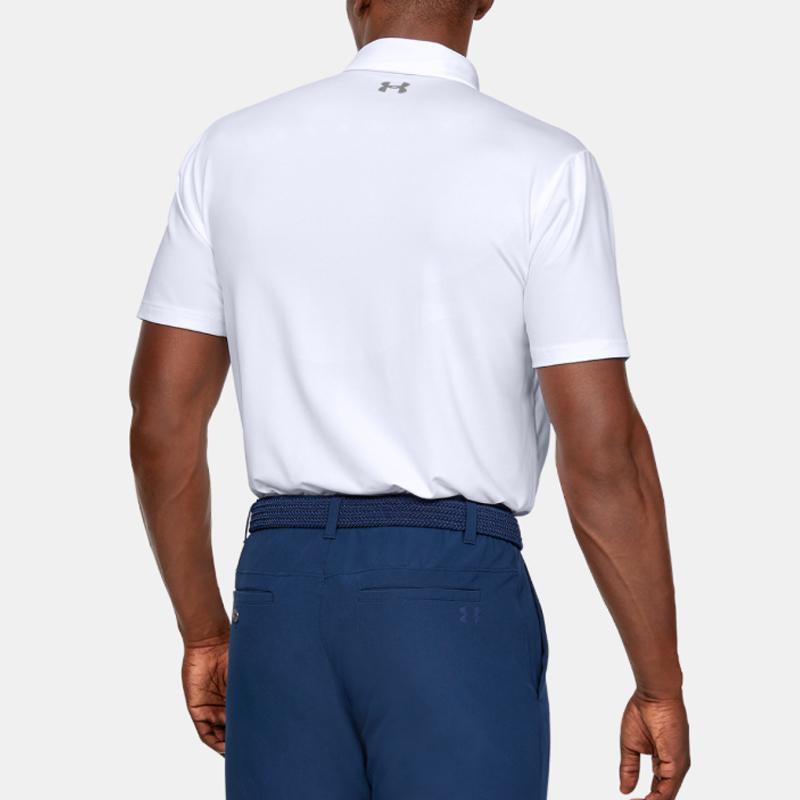 Under Armour Playoff 2.0 Golf Casual Sports Polo Shirt Men Tops White 1327037-107