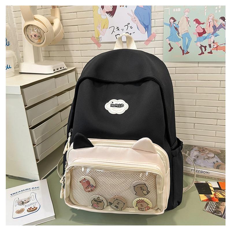 

Новый школьный рюкзак очень ценный, свежий и милый, в стиле колледжа. Старшеклассники могут путешествовать налегке и с рюкзаками большой вместимости.