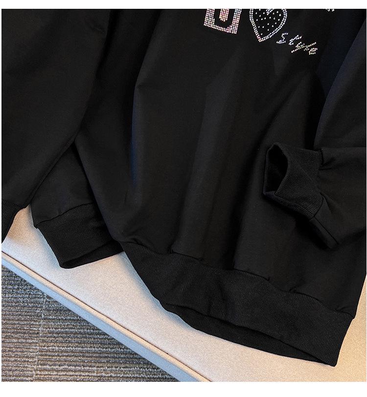 200/350 Jin Oversized 300 Jin Loose Autumn Hoodie Bust Sizes 150-170