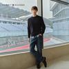 Men's Loose Straight-Leg Washed Denim Jeans