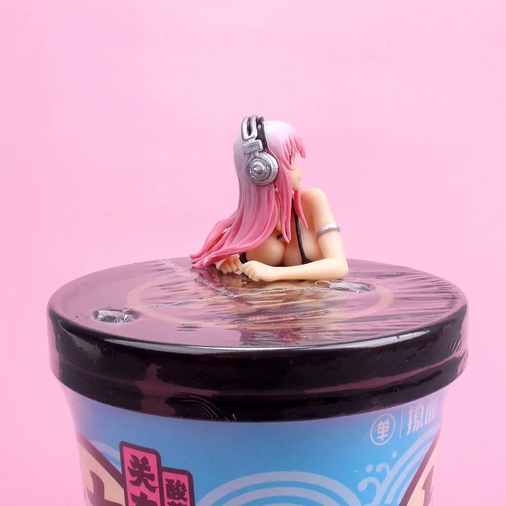 4 types Anime Soniani -SUPER SONICO THE ANIMATION-  10cm SUPERSONICO pvc Cake Decoration Decoration models gifts