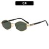 2026 New Fashion Metal Irregular Retro Sun Glasses Personalized Trendy Sunglasses For Men and Women