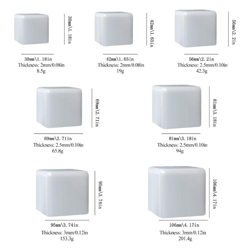 Cube Silicone Molds Square Silicone Molds Resin Epoxy Casting Molds Resin Casting Molding Square Molds Silicone Material