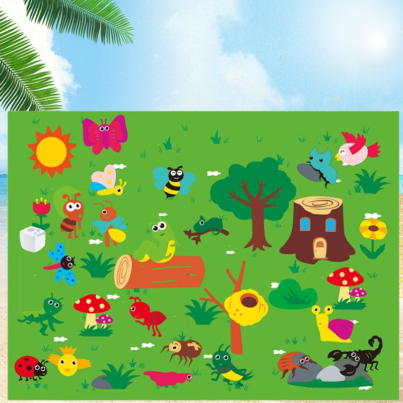 Felt Busy Board Children'S Educational Science And Education Toys Learning Board Infant Action Training Education Board