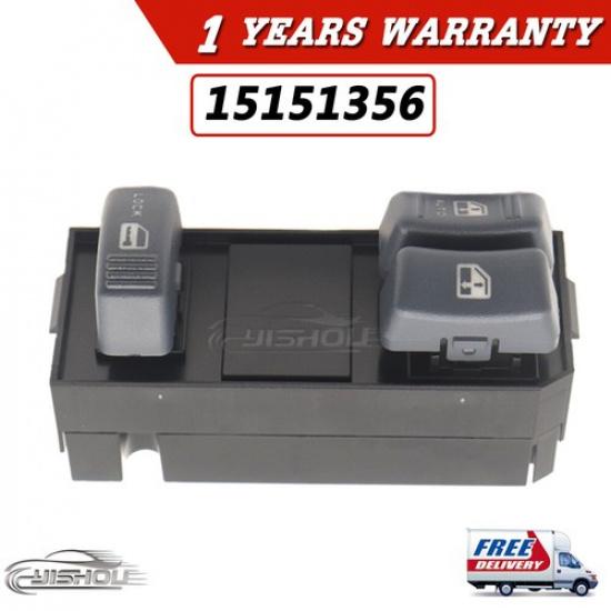 15151356 For K1500 C1500 C/K Tahoe S10 Front Blazer Master Power Window Switch