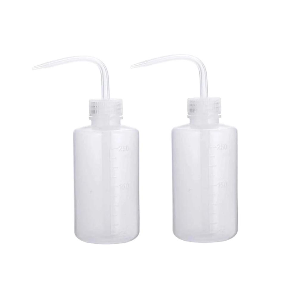 250ml/500ml Tattoo Diffuser Squeezes Bottle White Plastic Soap Washing Cleaning Lab Squeezes Bottles for Chemistry Industry