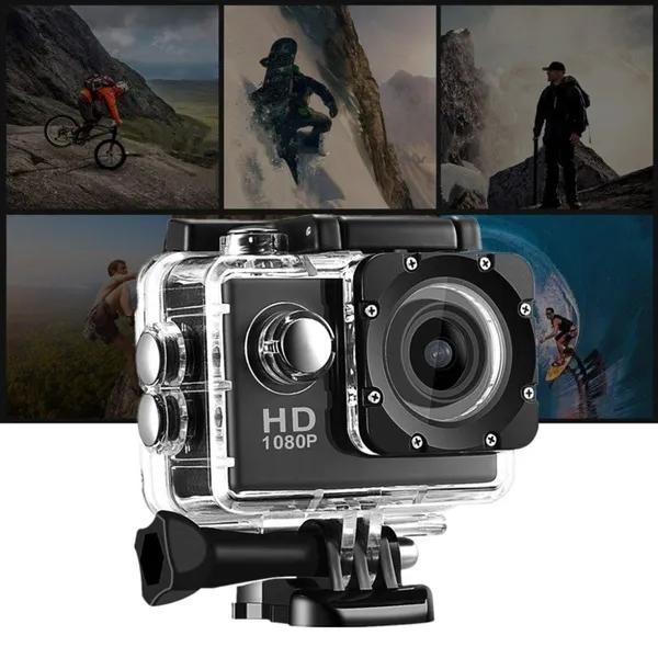 1080P HD Venkovní Akční Kamera 2,0palcový Displej Mini Sportovní Kamery 30M Vodotěsná DV Video Záznam s Cam pro Venkovní Akci