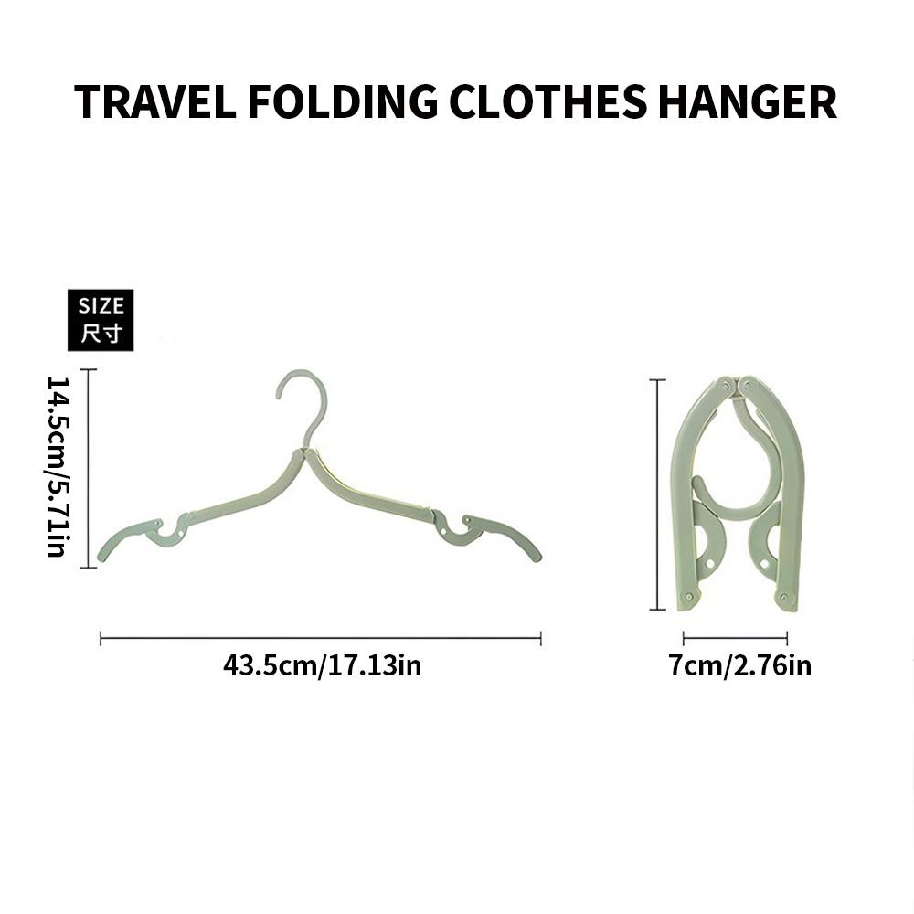 6PCS/3PCS/1PC Portable Folding Travel Hanger - Space Saving Drying Hanger, Travel Hanger