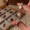 Guochao new Chinese lotus bracelet high value temperament send girlfriend exquisite design color braided rope national style jewelry