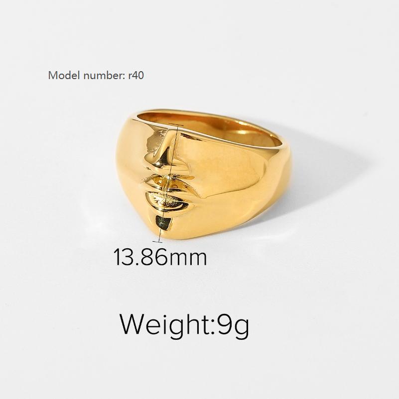 2024 New Fashion Gold Color Snake Rings For Women Vintage Zircon Pearl Geometric Hollow Ring Retro Wedding Party Jewelry