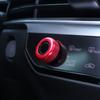For Kia EV6 2026 2026 Accessories 2pcs Aluminum Alloy Air Conditioner Knob Cover Ring Adjust Trim Interior Accessories