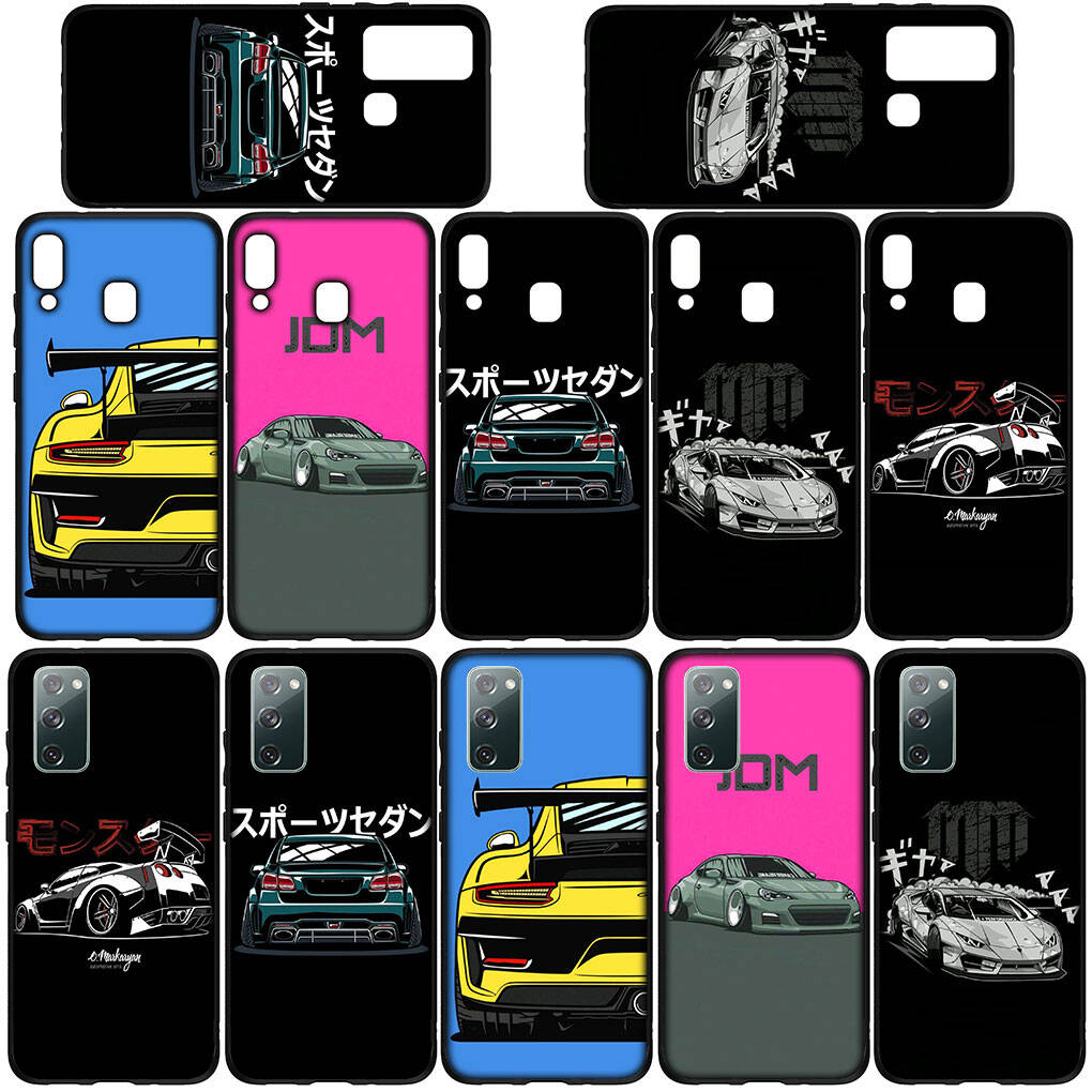 Phone Case for Samsung Galaxy S25 S23 S22 S24 Ultra FE S8 A05 A06 A15 A16 A36 A37 A35 A54 A55 A56 A57 A25 A26 A53 A17 Super Car Cartoon Supercar Cover