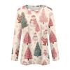 Long Sleeve Shirts For Women Cute Print Graphic Tees Blouses Casual Plus Size Basic Tops Pullover
