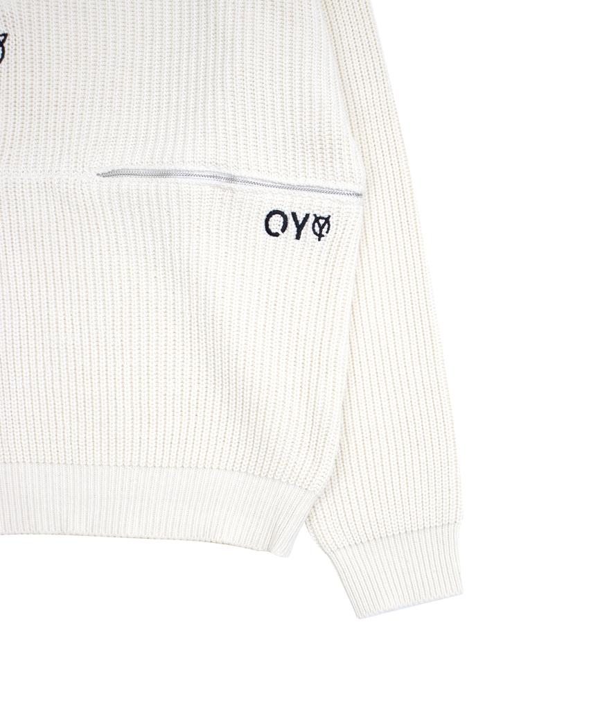 Opeunyadeu(Owai) Side Zipper Turtleneck Knit - Ivory