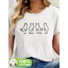 Cats Pattern Printed Casual Round Neck Short Sleeve T-shirt Summer New Women's Wear T46