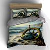 Oceanic ship wheel. Bedding Duvet cover sets Duvet covers Pillowcases gifts (1 * Duvet Cover 2 * Pillowcases, without duvet insert)