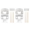 Stainless Steel Door Lock Strikes Plate Set Security Latches Repair Door Lock Reinforcement Set Suitable for Home Safety