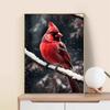 5d DIY Diamond Painting Cross Stitch Animal Cardinals Diamond Embroidery Mosaic Full Round Drill Home Decor