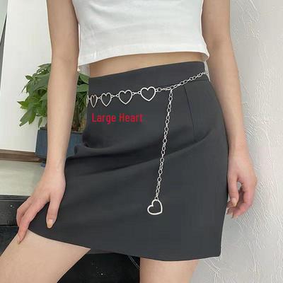 Damen Schlichte Herz Taillen- & Hosenkette - Hip-Hop Stil Schmuck