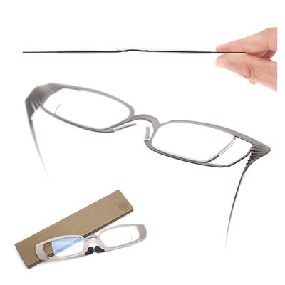 [SHIORI] Shiori Reading Glasses, Ultra-Thin, Stylish, Men's & Women's, Made In Japan, Sabae Design, Short Temples, SIF-01 +3.00