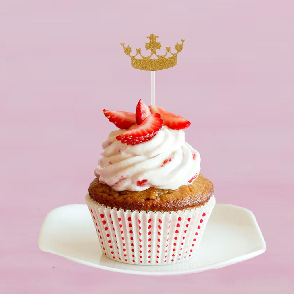 5Pcs PAPER CUPCAKE TOPPER PICKS THEMED BIRTHDAY PARTY - SKCQ002, 100mm