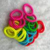 20pcs  Versatile Good-looking Transparent Phone Line Headband for Women Colorful Candy Colored Headband with High Elasticity