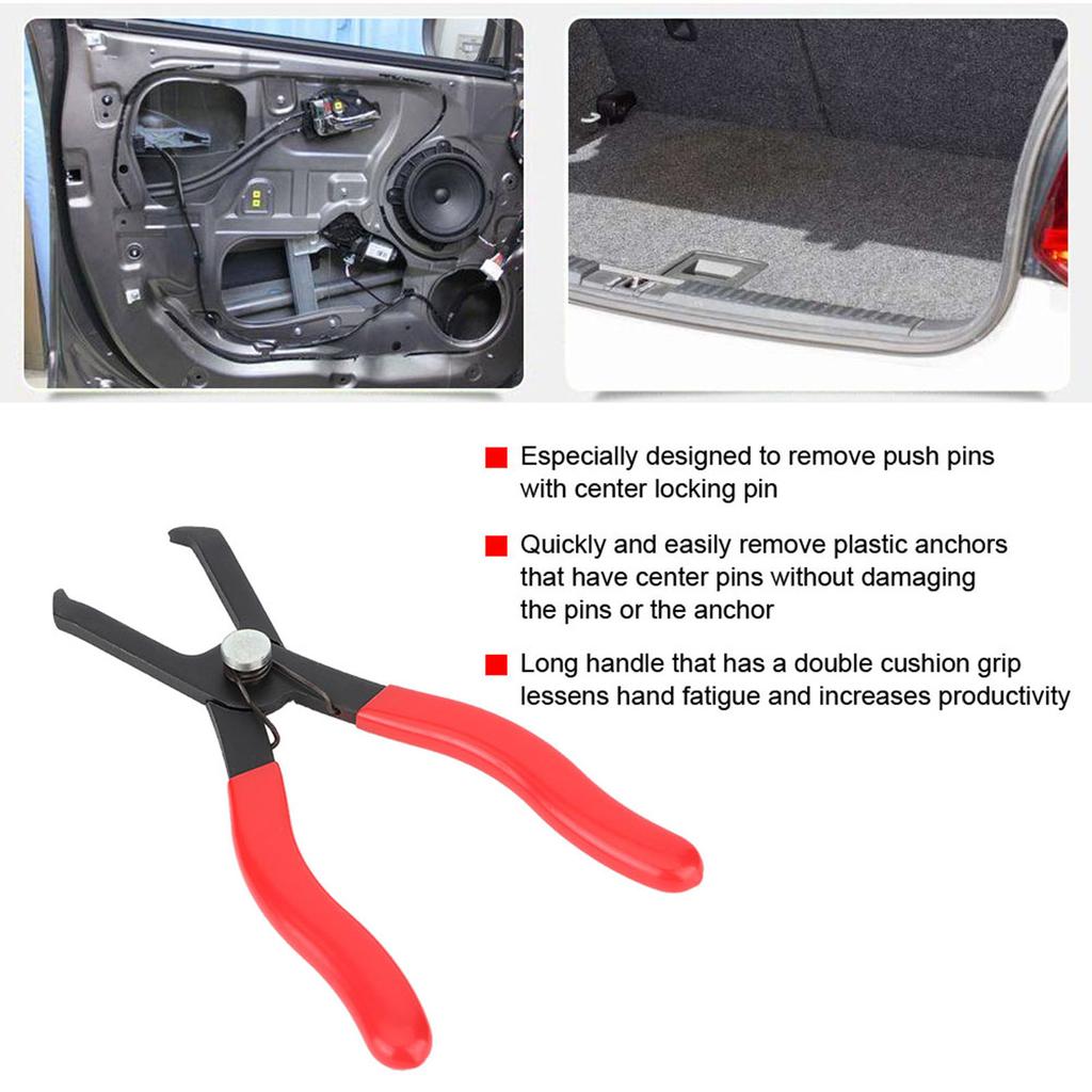 30 Degree Push Pin Remover Tool Pliers for Retainer & Anchor Removal