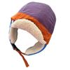 Trendy Color Blocked Winter Trapper Hat with Warm Padded Design For Running Camping Street Wear Headwear Unisex