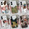 Cases For Xaimo Poco F4 X7 X6 X5 X4 X3 M5 M6 M7 14T 15 Pro Plus Beautiful Girls Pattern Transparent Silicone Camera Protection Housing For Xiaomi Capa