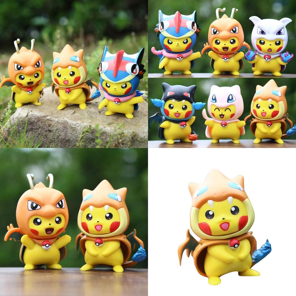 Pokmon Pvc Pikachu Figure Cake Topper Blind Box Gift For Collectors Special Characters Included