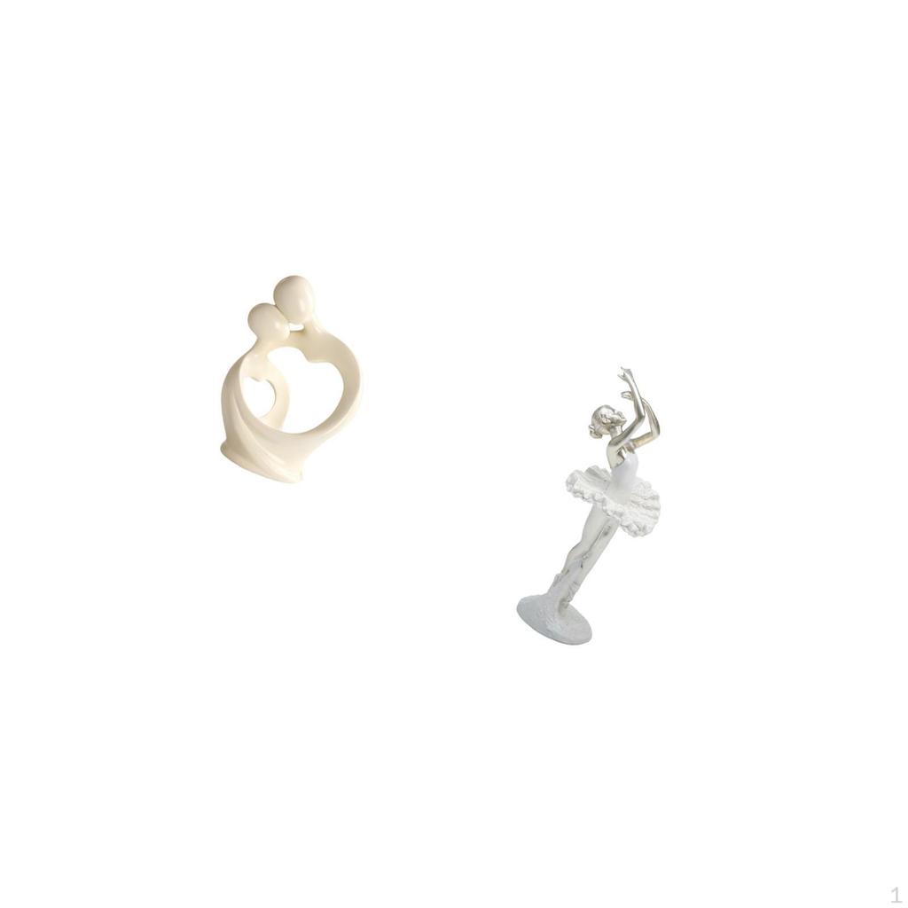 Artistic Resin Sculpture Collection Featuring Dancing Couple Figurines for Home Office Bedroom