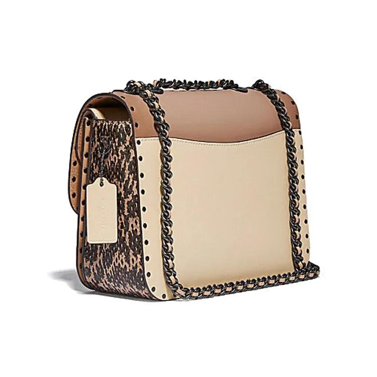Coach Madison Leather Crossbody Bags Medium Women's Milk Tea (Unisex) Crossbody Bags C3758 V5SNE