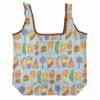 Marimocraft The Very Hungry Caterpillar Reusable Eco Bag Foldable Shopping Bag Blue Dusty Color Compact Lightweight Sub Bag MHA-017