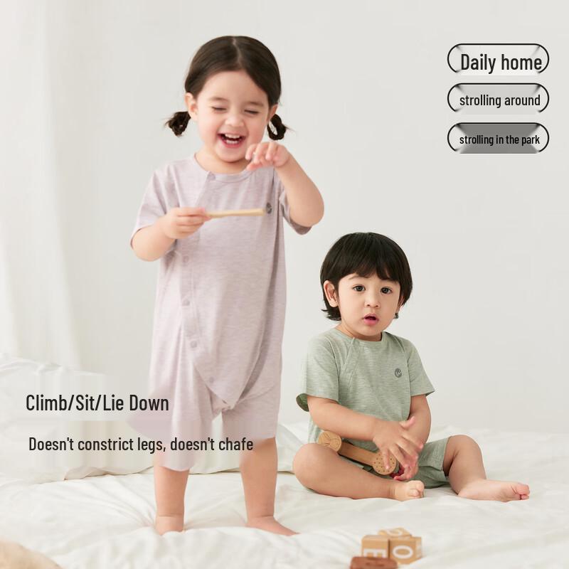 Baby Summer Thin Short-Sleeved Romper
