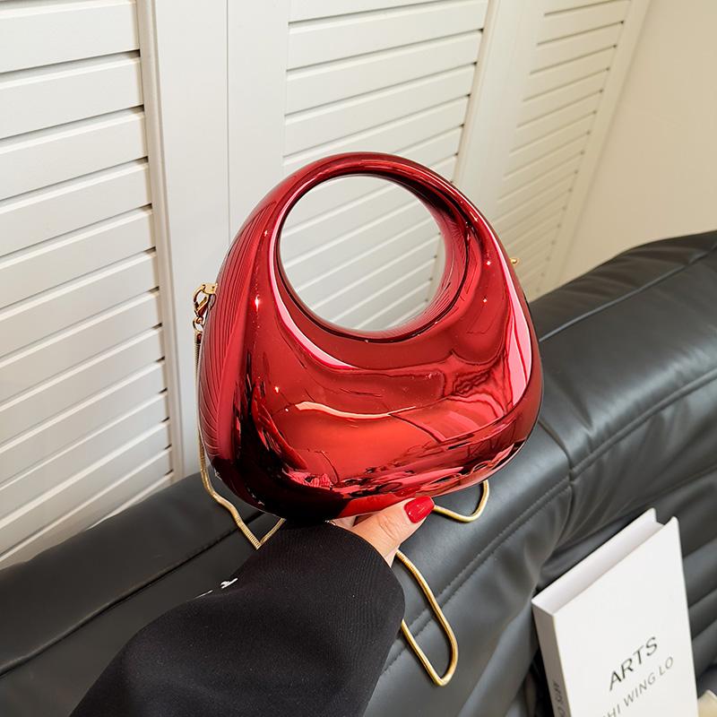 Evening Clutch Bags for Women Luxury Designer Purses and Handbags Golden Wedding Dinner Party Round Handle Wrist Bag