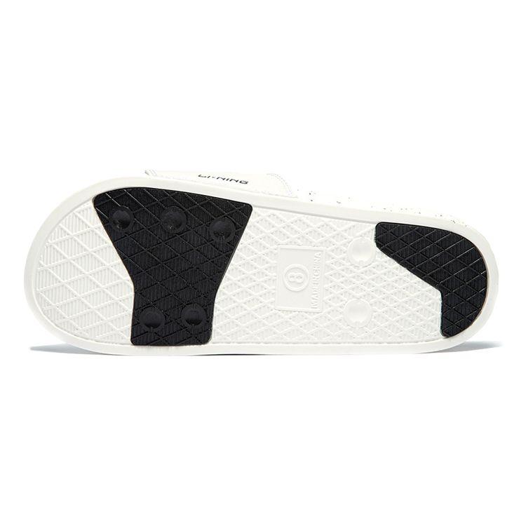Li Ning Hot Velcro Silent Slide Sandals Women Sandals White AGAQ026-1