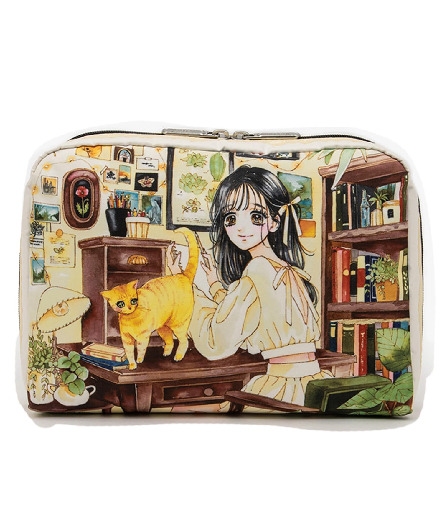 

EXTRA LARGE RECTANGULAR COSMETIC 7121 Sweet Honey Lemon Soda LeSportsac x Ribbon 70th Anniversary