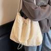 Casual Tote Bag Women 2025 New Fashion Korean Lazy Style Cloth Bag Large Capacity Commuter Shoulder Messenger Bag