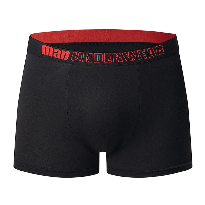 Men's Multi-Colour Combo Briefs Letter-Printed Boxer Briefs Casual Sports Underwear