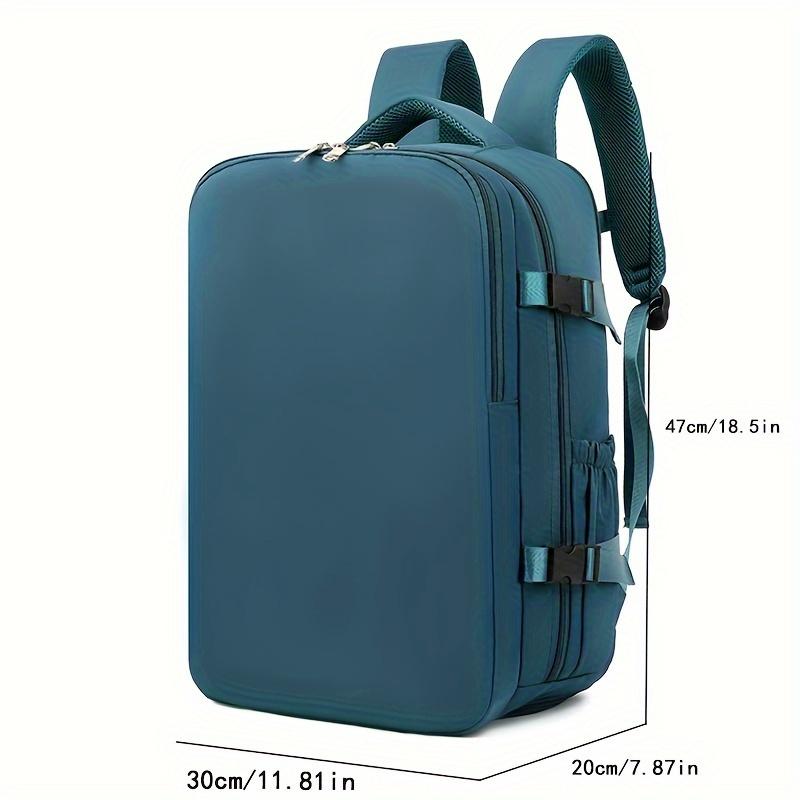 

Многофункциональный повседневный женский рюкзак с множеством карманов, большой вместимости, подходит для ноутбука павлин голубой