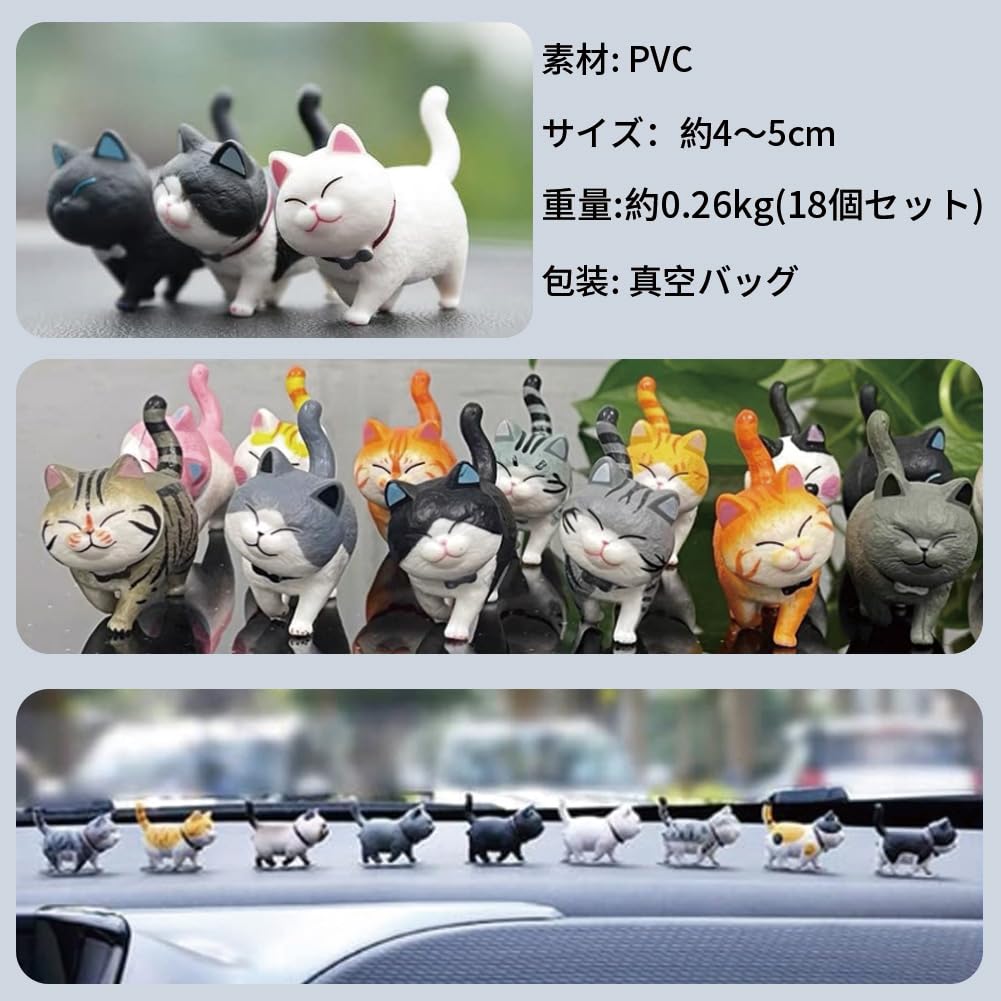 HarnyLoom Cat Cat Cat Patterned Adorable Cat Mini Cute and Stylish Cat Popular Gift Generation 2nd Figurine, Accessories, Merchandise, Figurine,