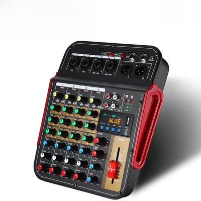 6-Channel Audio Mixer with USB MP3 and Bluetooth - Ideal for Band Recording and Live Performances