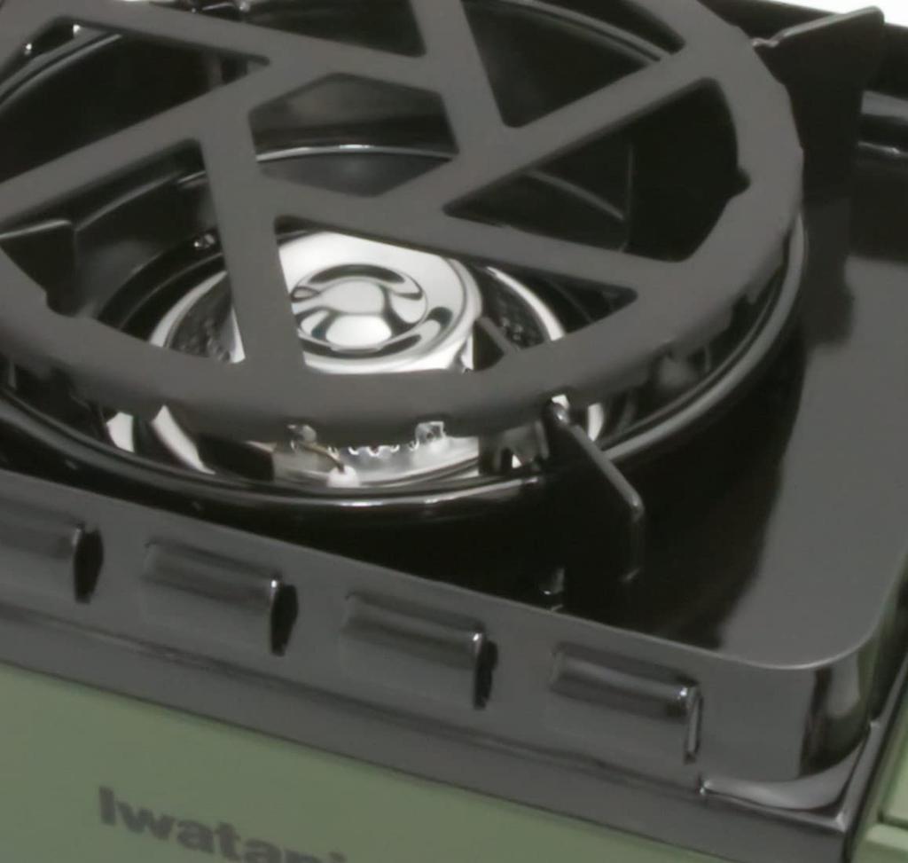 Iwatani Tough Maru Jr Iron Mini Trivet Set Gas Gotoku & (Green, Set)