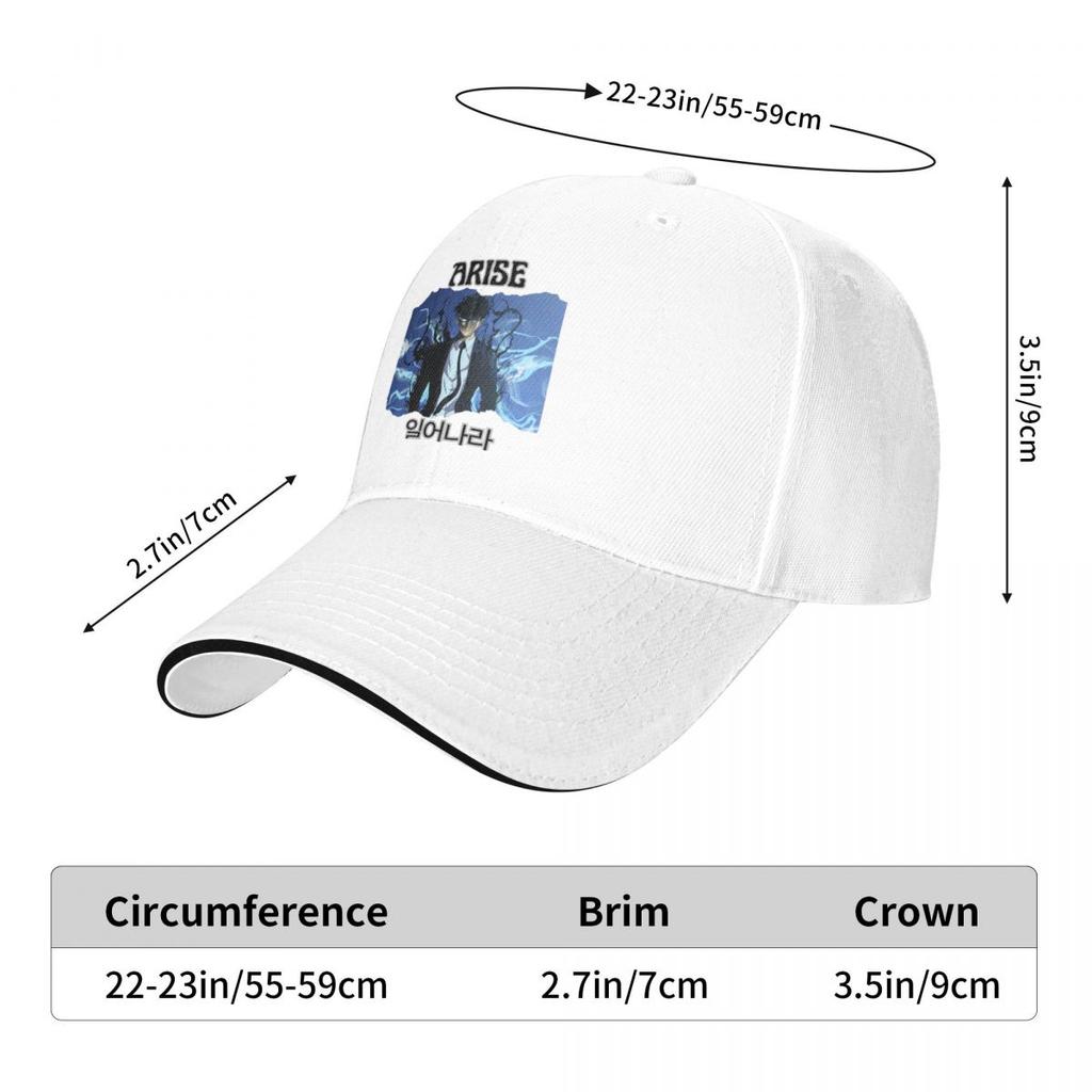 Baseball Caps ARISE Solo Leveling Sung Jinwoo 2025 Casquette Unisex Casual Summer Hats