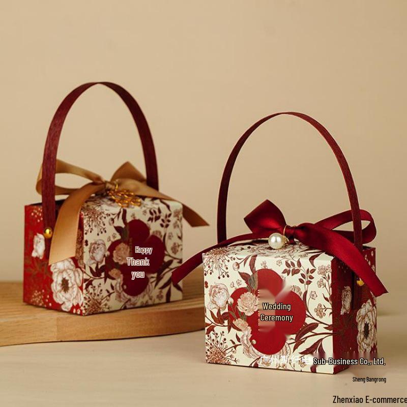 Elegant Wedding Candy Handbag Box