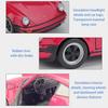 1/24 Scale Welly  Porsche 911 Turbo3.0 Alloy Car Model Diecasts Metal Toy Vehicles Car Model High Simulation Collection Childrens Gifts